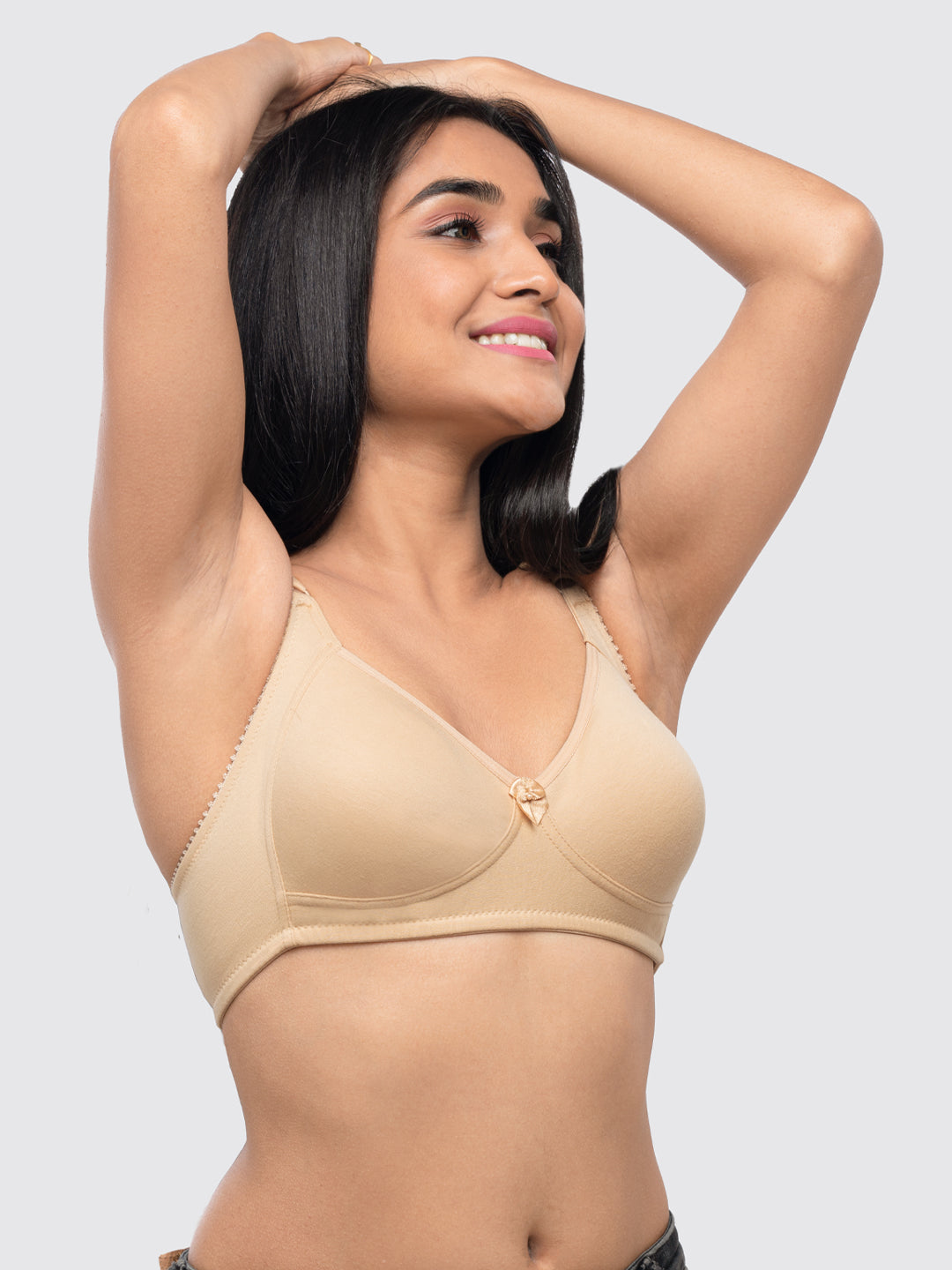 Lovable Skin Non Padded Non Wired Full Coverage Bra Contours-Skin