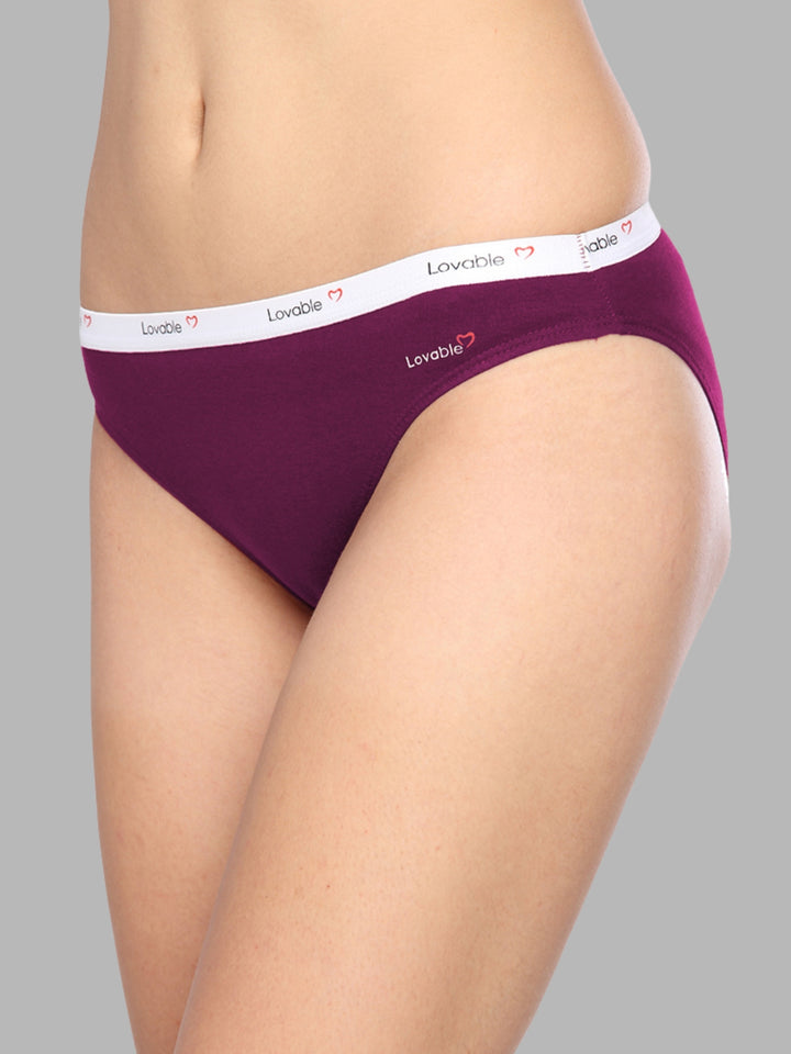 Women Multicolour Solid Bikini Panty - CTN  DAILIES  BIKINI