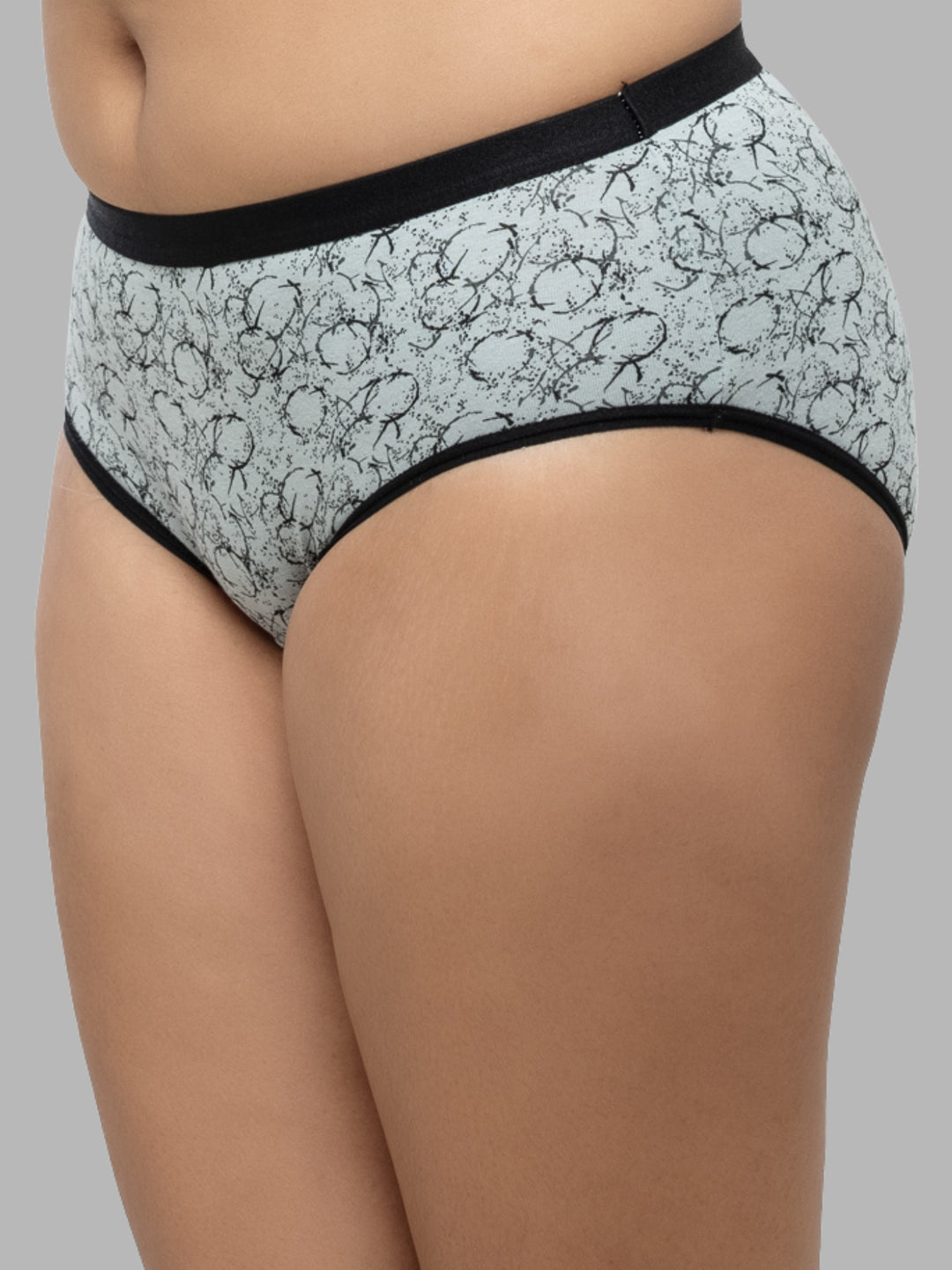 Women Multicolour Printed Hipster Panty - 1300-1399