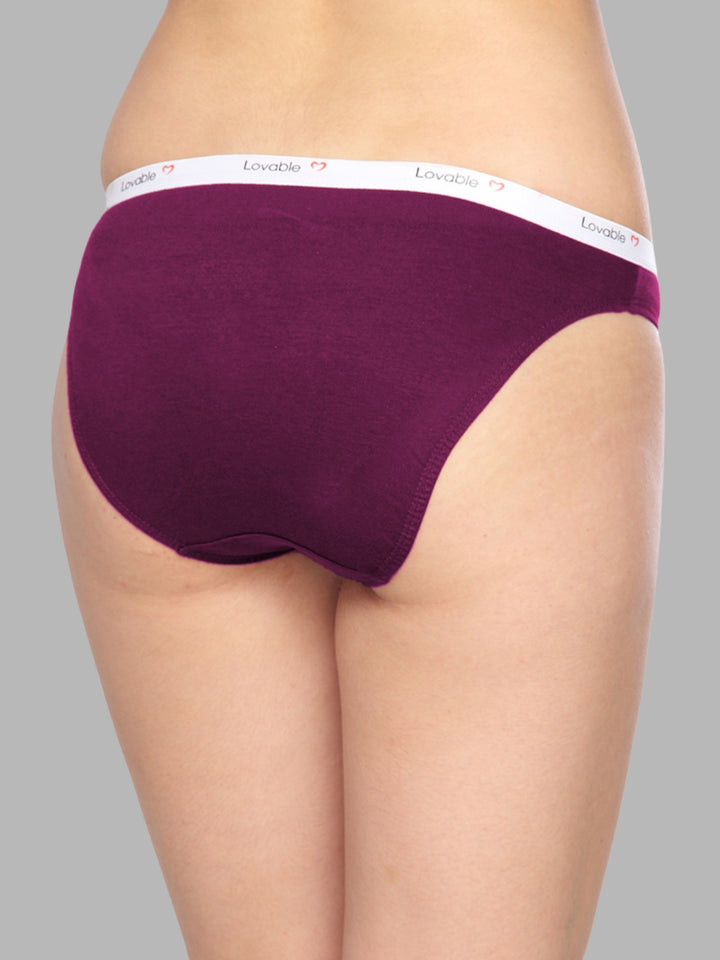 Women Multicolour Solid Bikini Panty - CTN  DAILIES  BIKINI