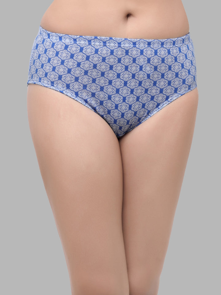 Women Multicolour Printed Hipster Panty - 1000-1099