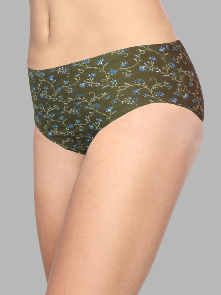 Women Multicolour Printed Hipster Panty - 1200-1299