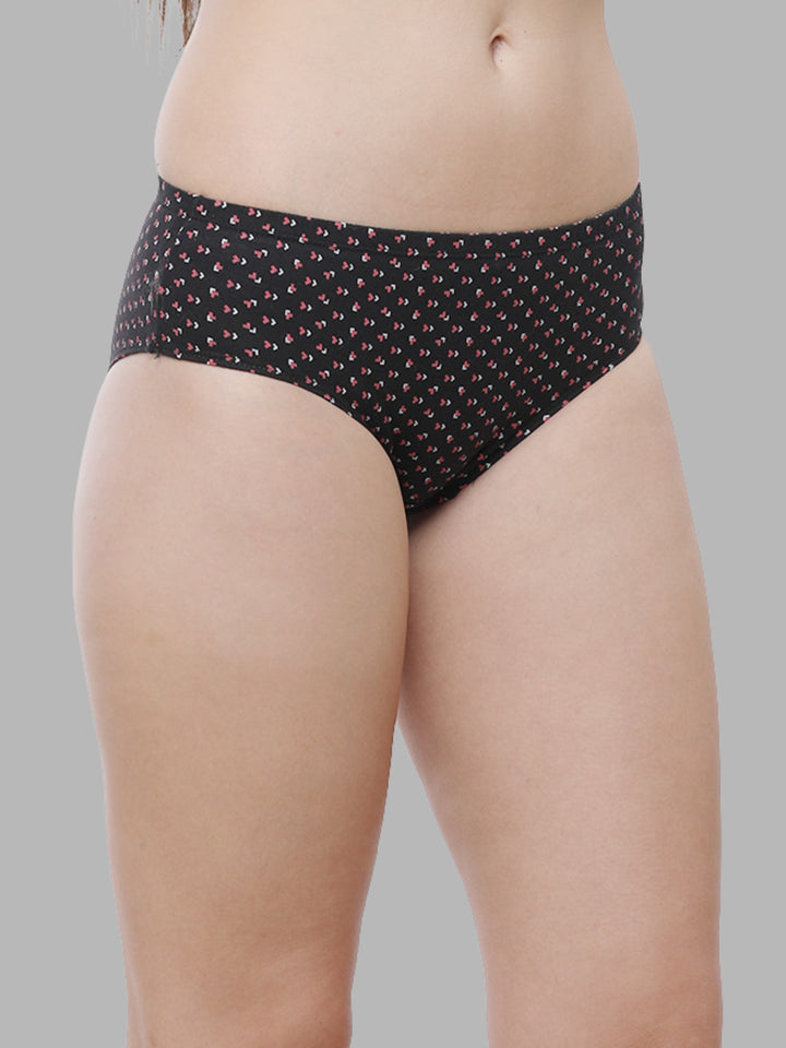 Women Multicolour Printed Hipster Panty - 1200-1299