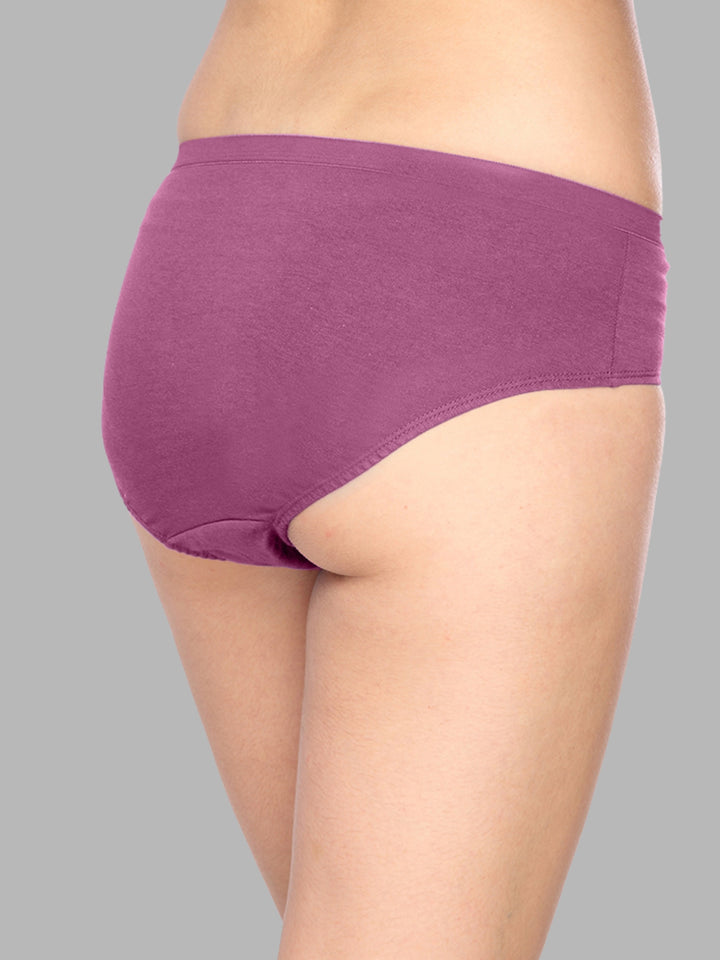 Women Multicolour Solid Hipster Panty - HIP-N-HEP REG