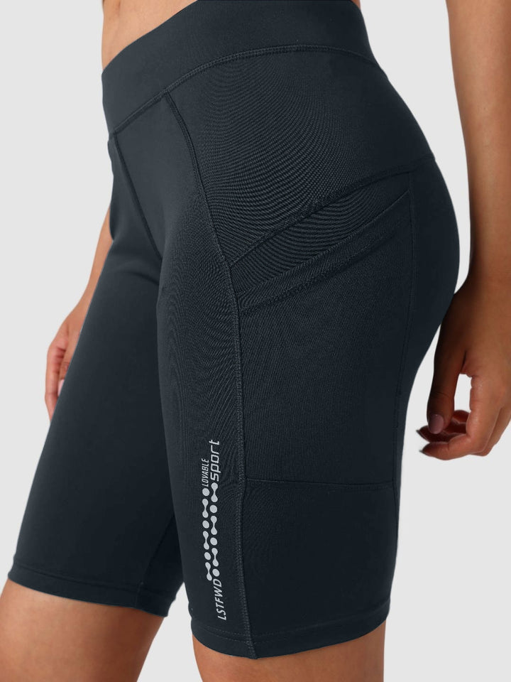 Women Steel Grey Solid Skinny Fit Shorts - Shadow-STG