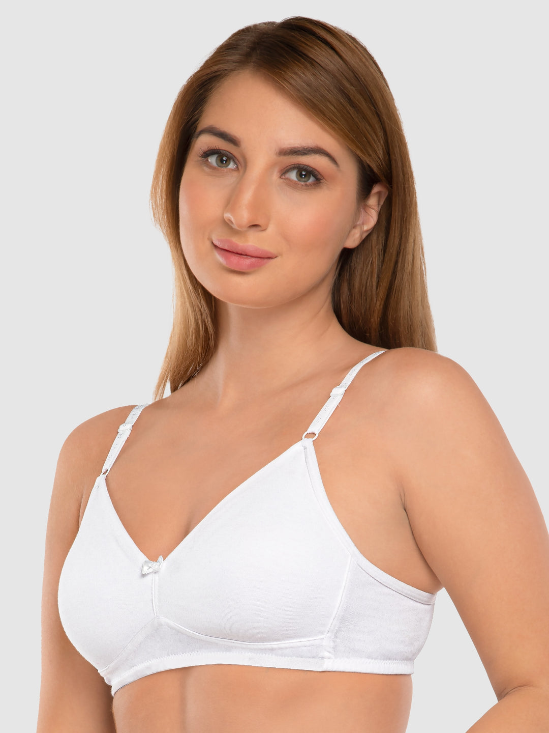Daisy Dee Black and White Non Padded Non-Wired Full Coverage T-Shirt Bra Pack of 2 - NDSZN-Black/White