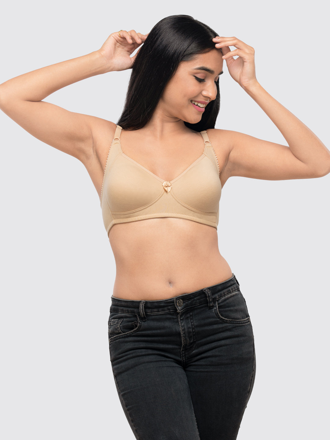 Lovable Skin Non Padded Non Wired Full Coverage Bra Contours-Skin
