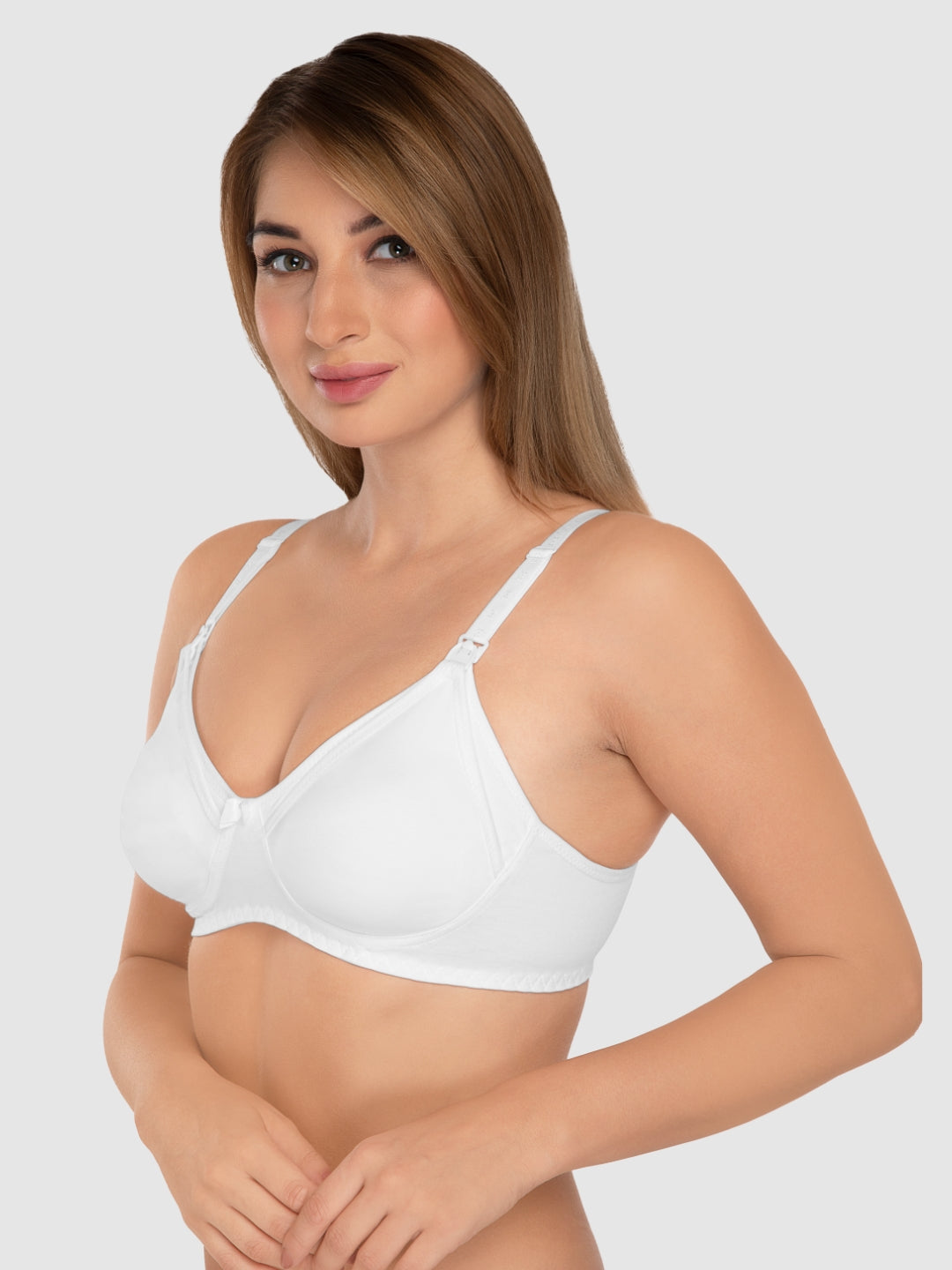 Daisy Dee Black and White Non Padded Full Coverage Maternity Bra Pack of 2 - NMDNA-Black/White