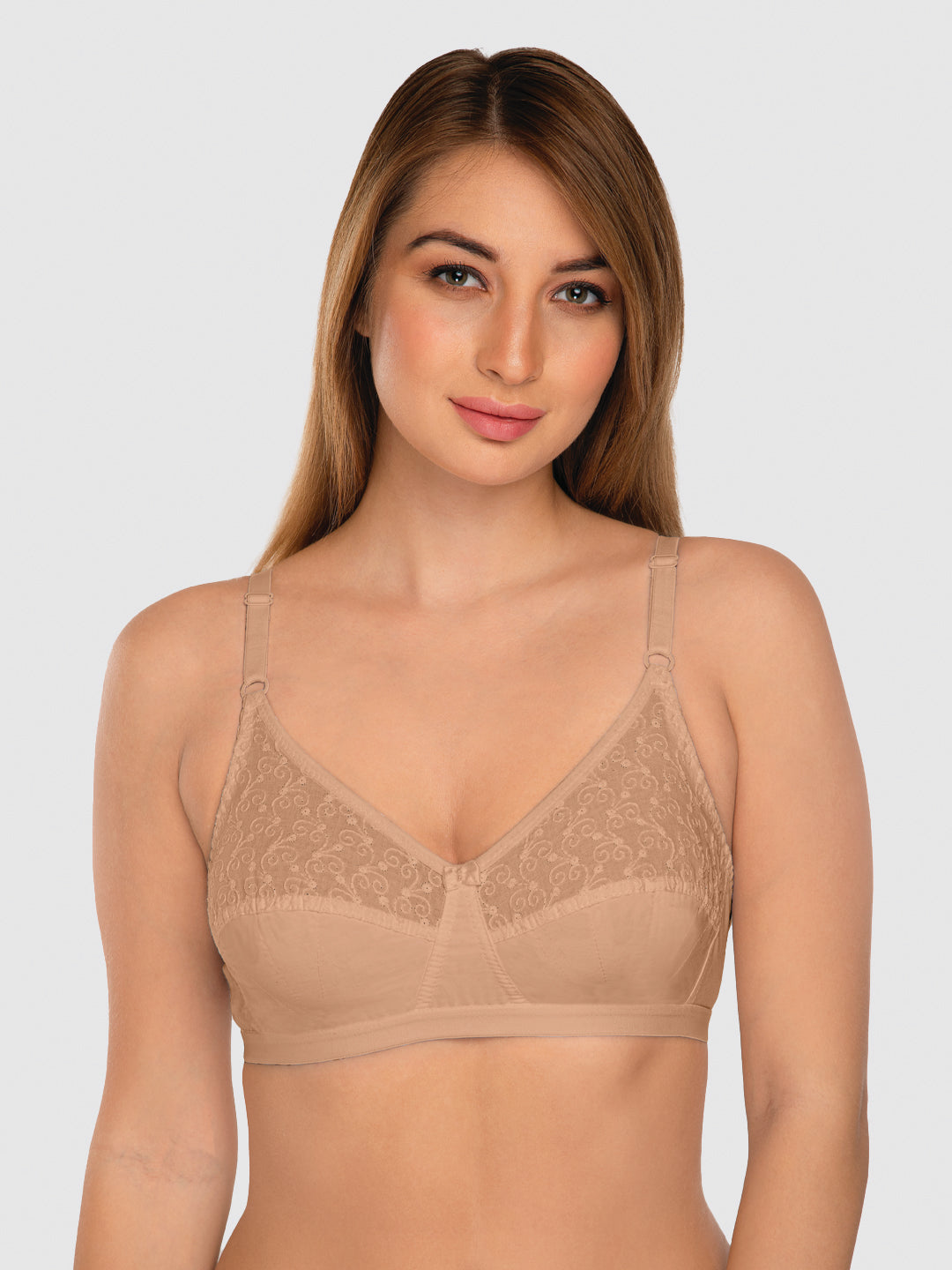 Daisy Dee Skin Non Padded Non Wired Full Coverage Bra NILIGNCE-Skin