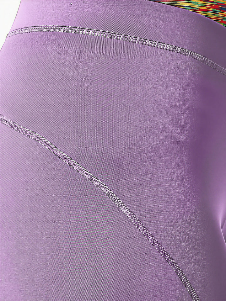 Women Purple Ash Solid Skinny Fit Tights - Aero Sprinter XC-PA
