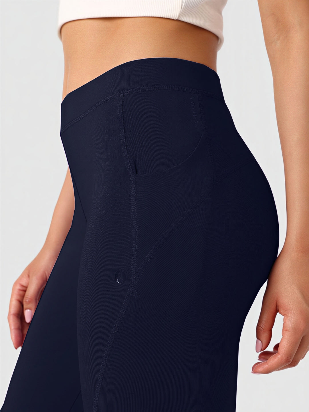 Women Blue Solid Skinny Fit Tights - DRYSPRINTER-NY
