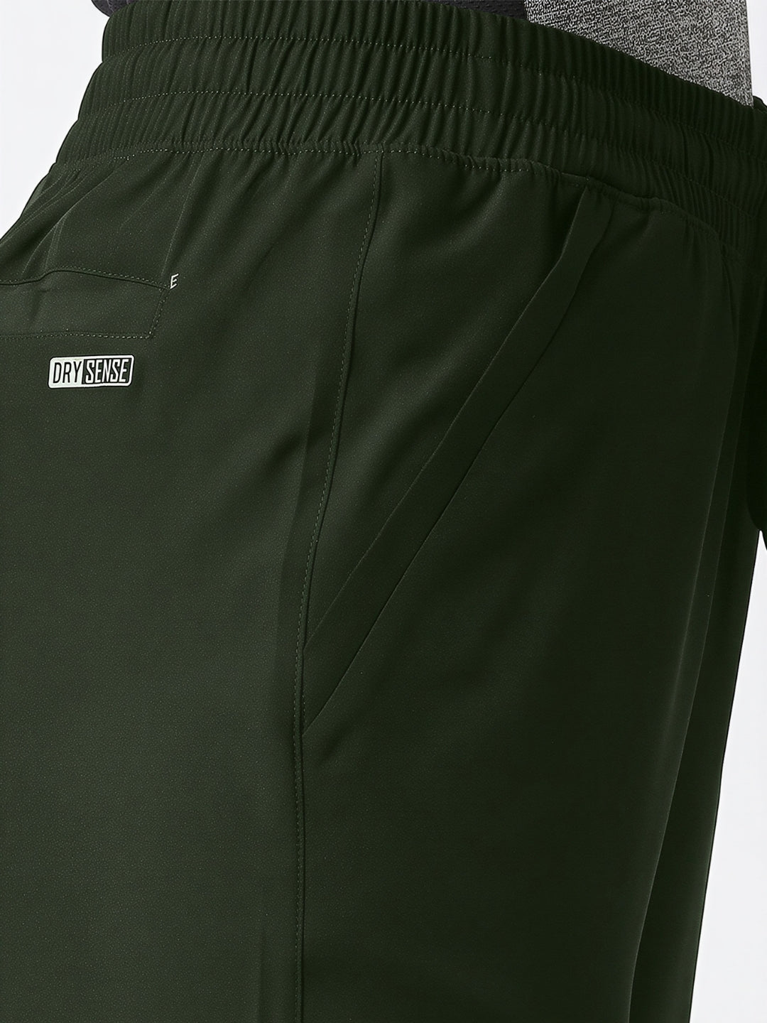 Women Olive Solid Slim Fit Joggers Pant - GROOVER-OL