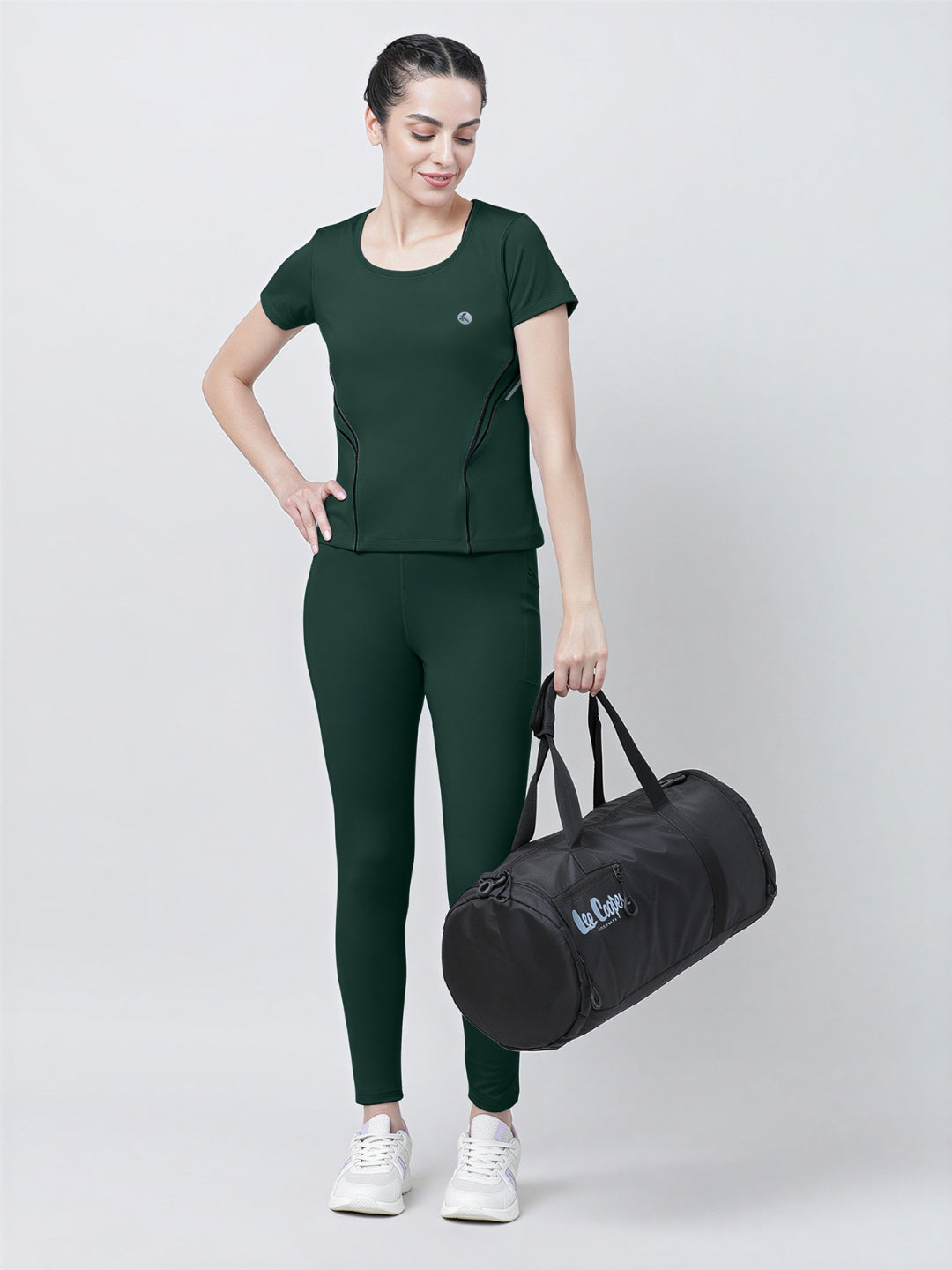 Women Bloom Algal Solid Sports T-Shirt - BEACH TEE-BA