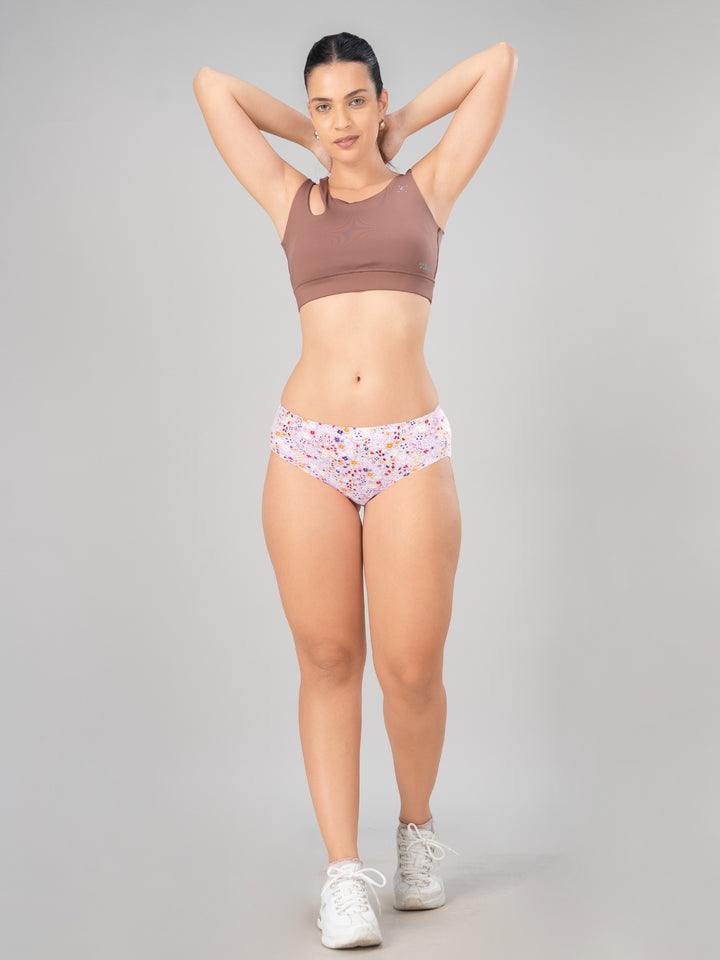 Women Multicolour Printed Hipster Panty - 1000-1099