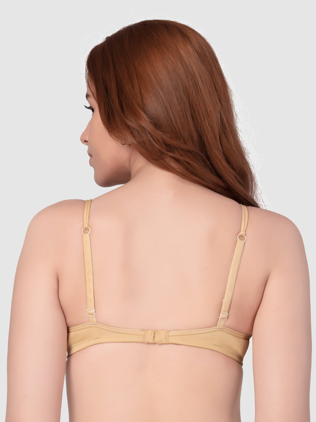 Daisy Dee Skin and Yellow Padded Non-Wired Full Coverage Bra Pack of 2 - NKWI-Skin/Yellow