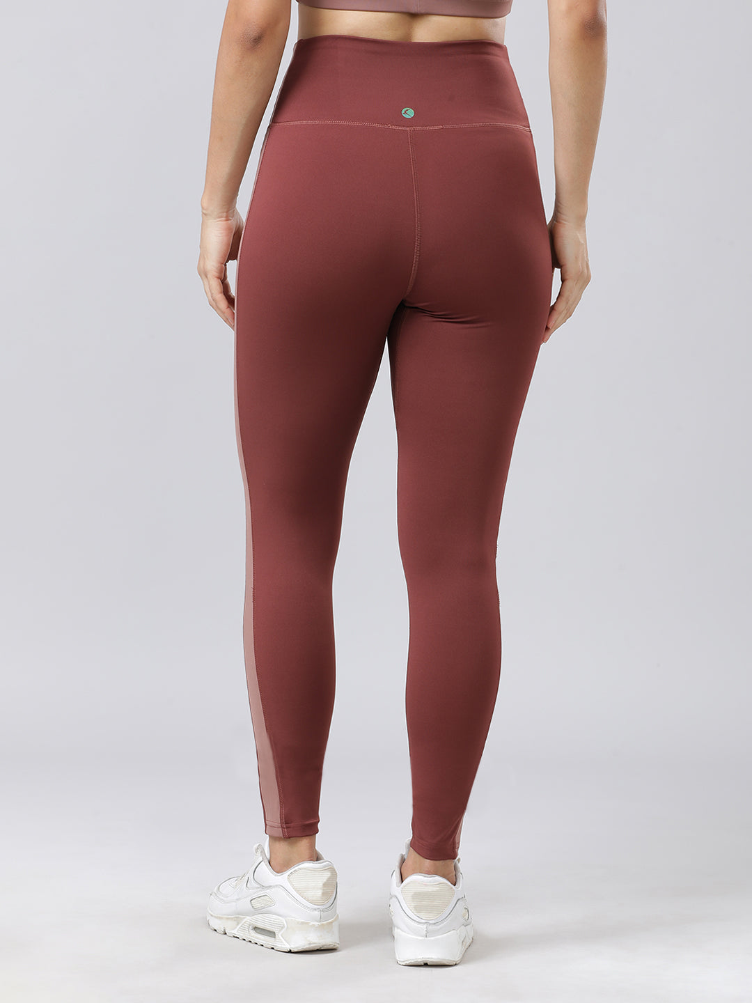 Women  New Java-Mud Merlot Solid Tights - Augusta- NJ-MM