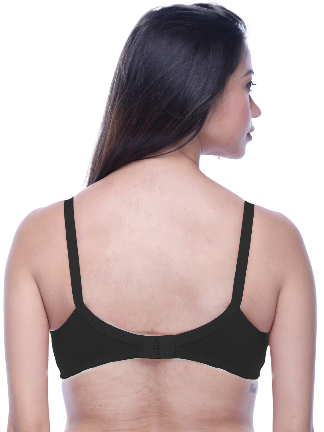 Lovable Non Padded Non Wired Full Coverage Bra - (Pack of 2) COMFYST Prime-White/Black