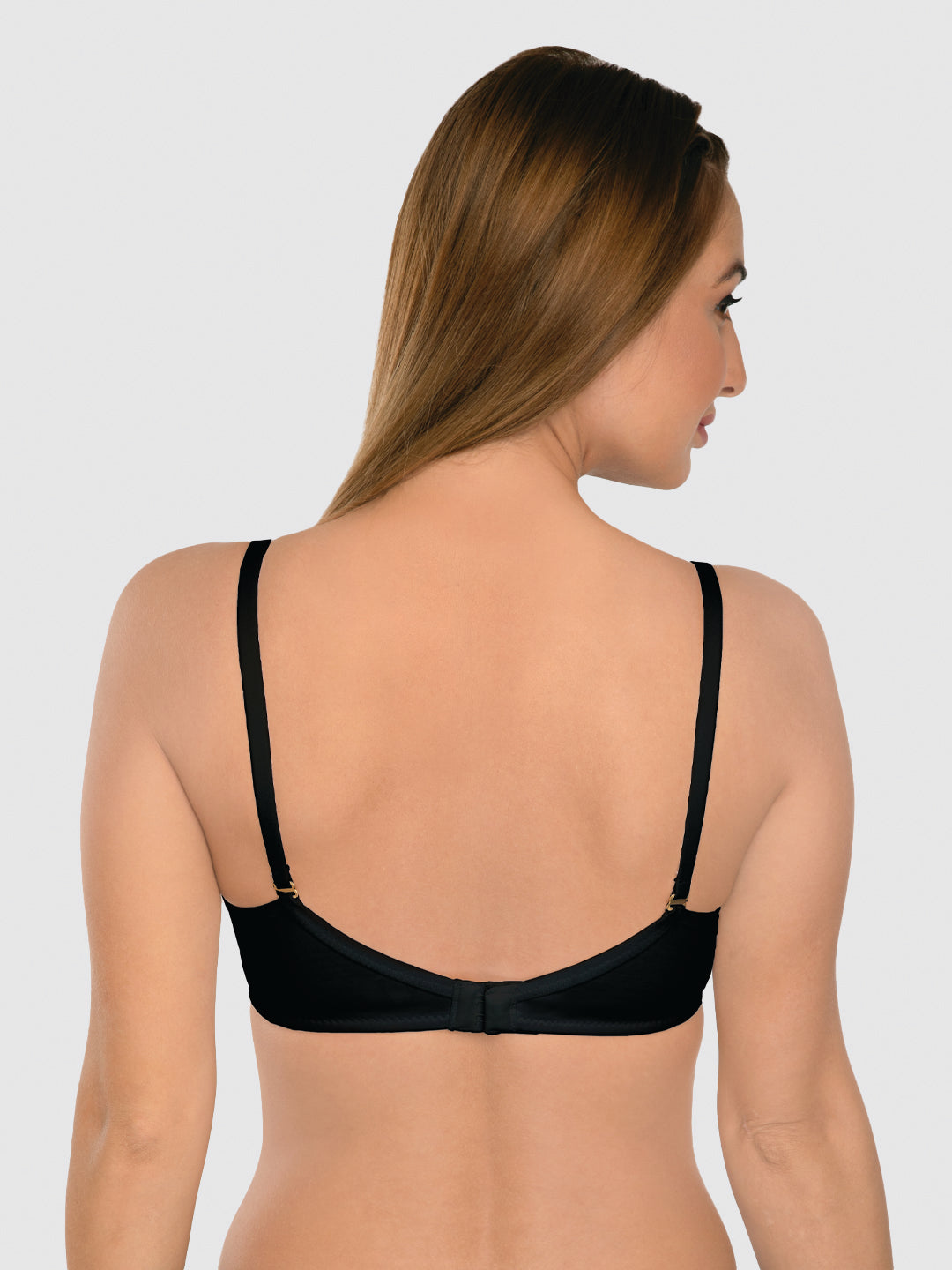 Daisy Dee Black Highly Padded Non-Wired Full Coverage T-Shirt Bra - NMPL-Black