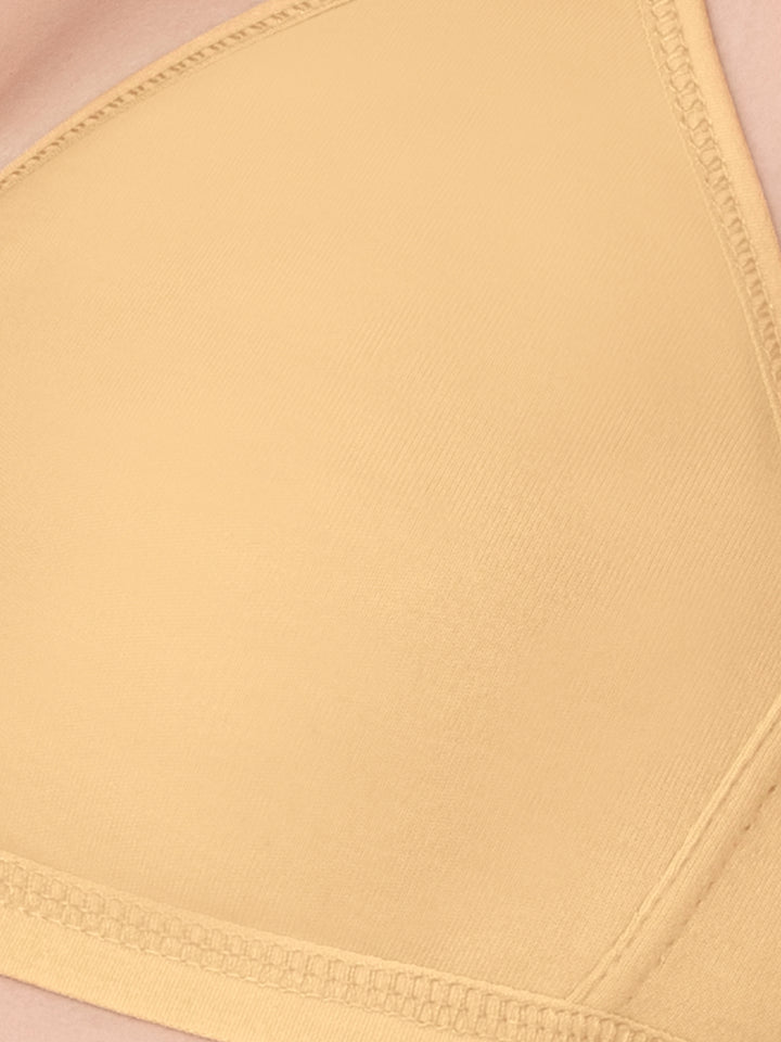 Daisy Dee Black and Skin Non Padded Non Wired Full Coverage Bra Pack of 2 - NADR-Black/Skin