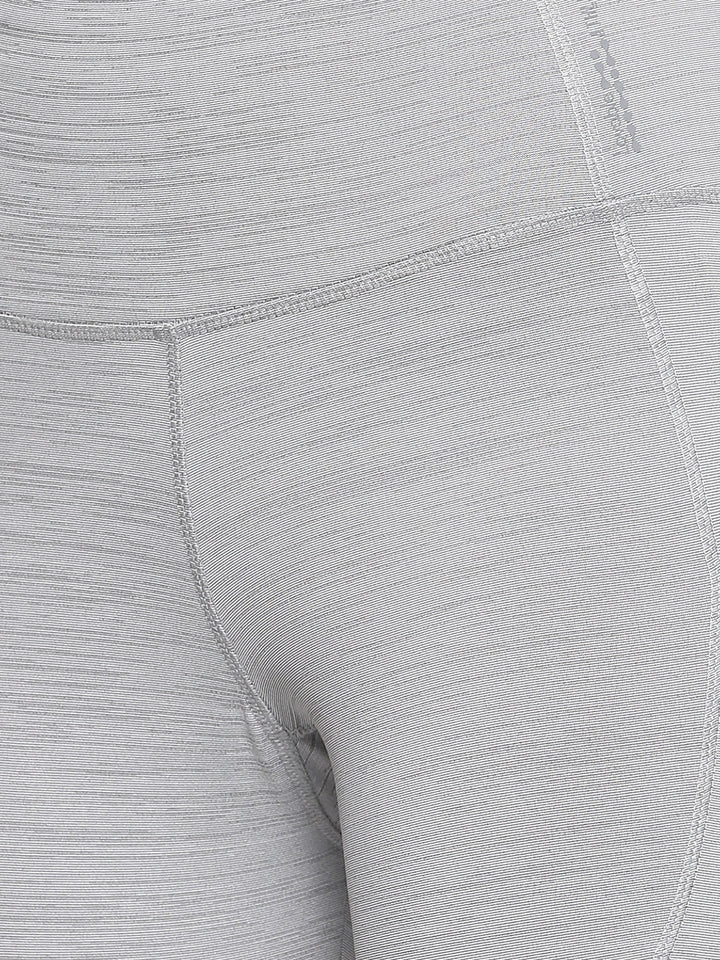 Women Light Grey Self Design Skinny Fit Track Pant - STRIDE PANT-LG