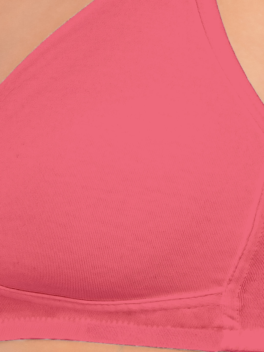 Daisy Dee Carrot and E.Blue Non Padded Non-Wired Full Coverage T-Shirt Bra Pack of 2 - NDSZN-Carrot/E.Blue