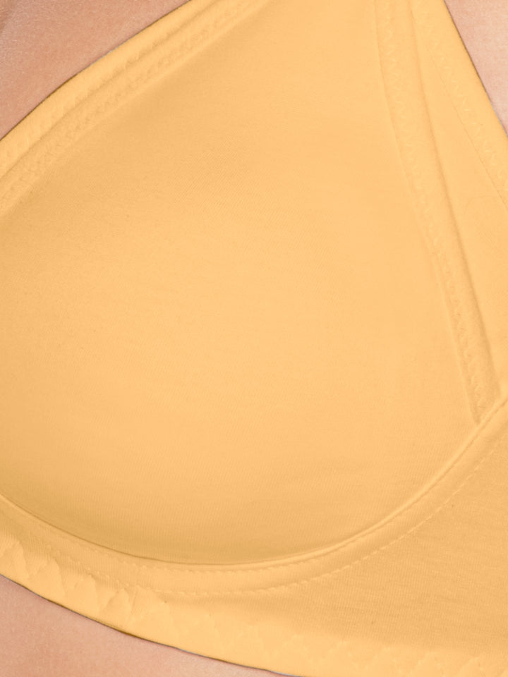 Daisy Dee Skin and Black Non Padded Full Coverage Maternity Bra Pack of 2 - NMDNA-Skin/Black