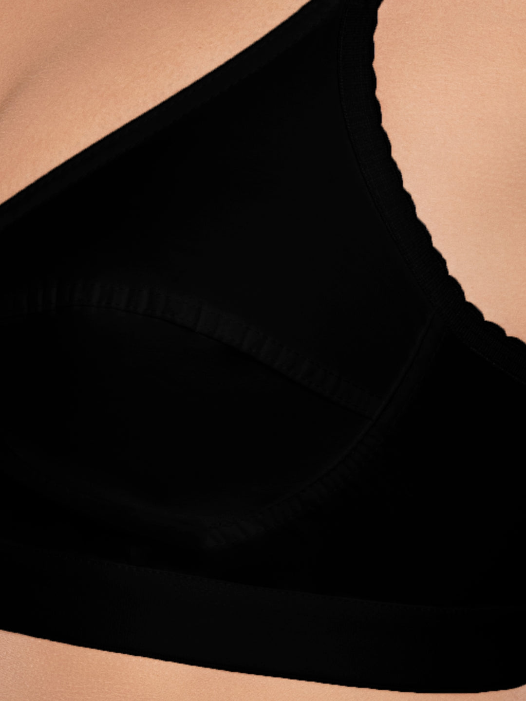 Daisy Dee Black and Skin Non Padded Non Wired Full Coverage Bra Pack of 2 - NACNT-Black/Skin