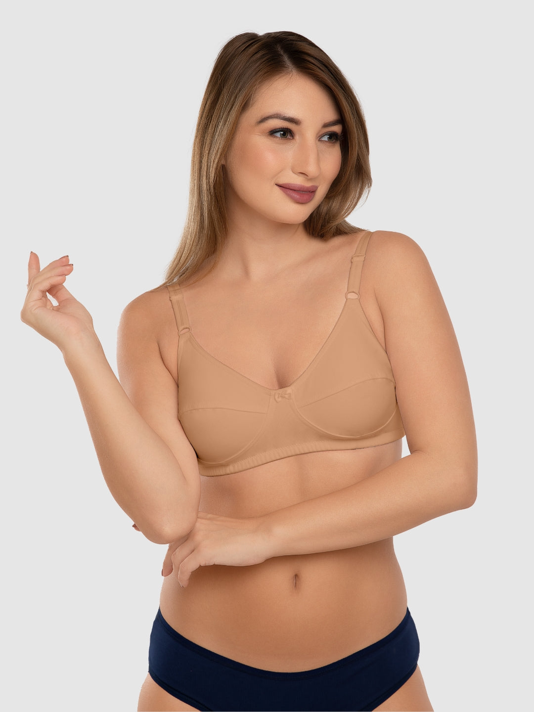 Daisy Dee Skin Non Padded Non Wired Full Coverage Bra NSHTL-Skin