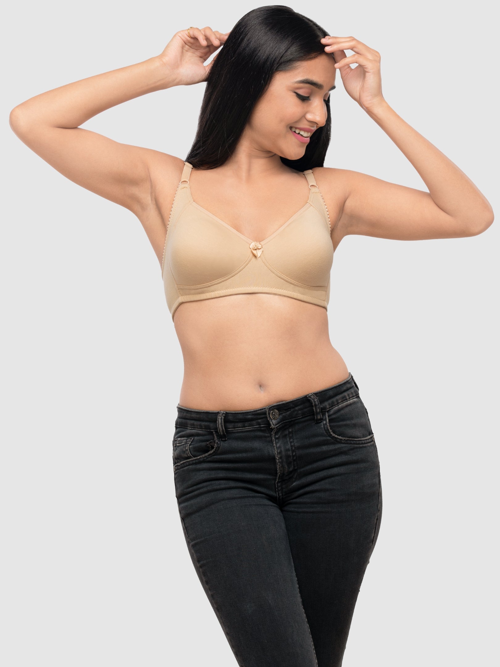 Lovable Skin Non Padded Non Wired Full Coverage Bra Contours-Skin