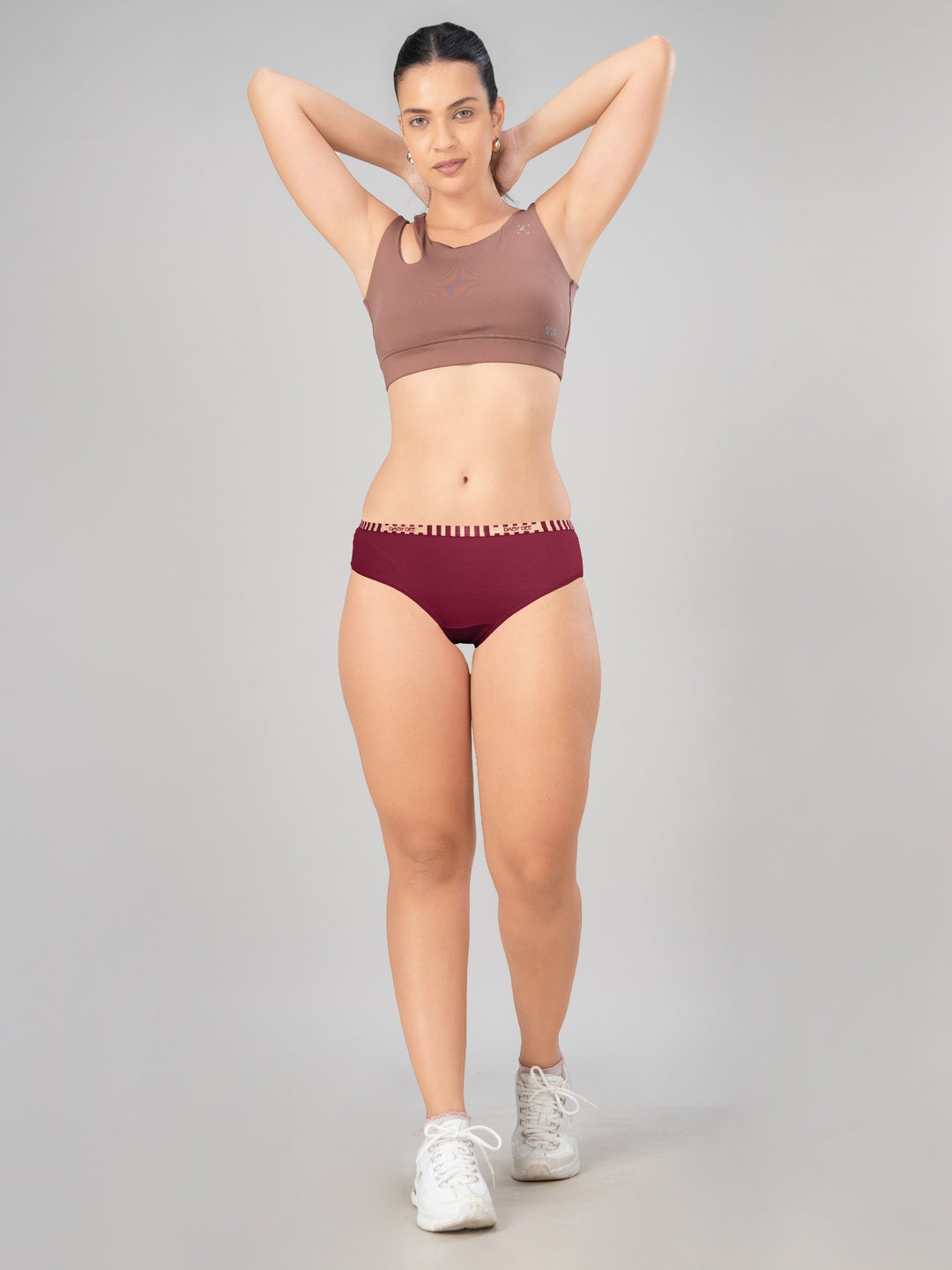 Daisy Dee Women Multicolor Solid Assorted Hipster Panty (Pack of 3) - AMBER - Image 7 | Lovable India