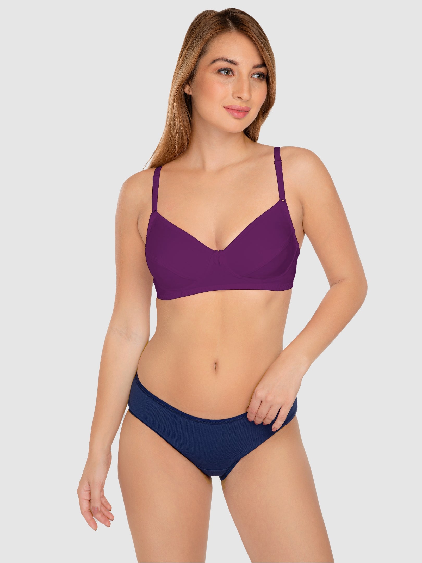 Daisy Dee Wine Non Padded Non Wired Full Coverage Bra NCLBR-Wine