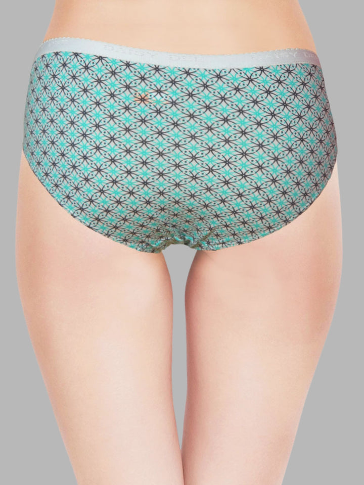 Women Multicolour Printed Assorted Hipster Panty (Pack of 3)- Lotus