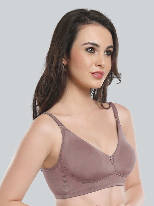 Lovable Sandal Wood Non Padded Non Wired Full Coverage Bra LE-235-Sandal Wood