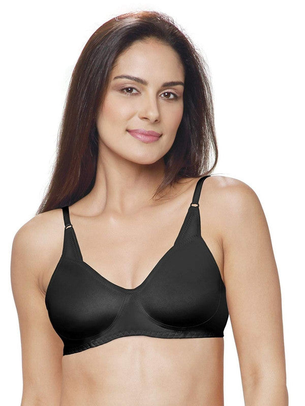 Lovable Black Non Padded Non Wired Full Coverage Bra ADL-13_Black-Lovable India