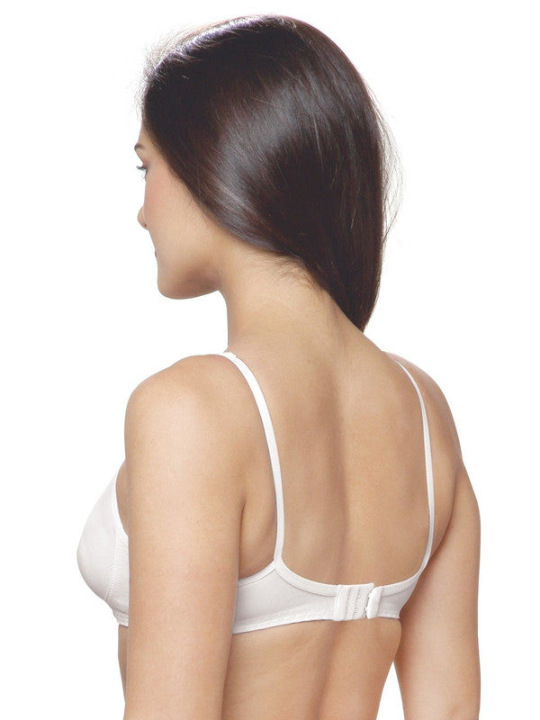 Lovable White Non Padded Non Wired Full Coverage Bra ADL-13_White-Lovable India