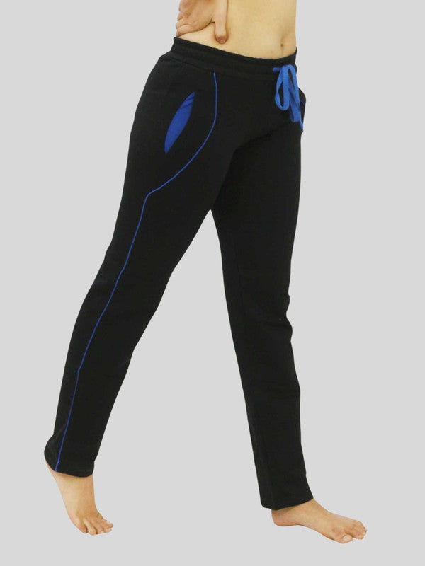 Women Black Solid Track Pant & Joggers - NEO CLASSIC TRACK XC_XC-BK