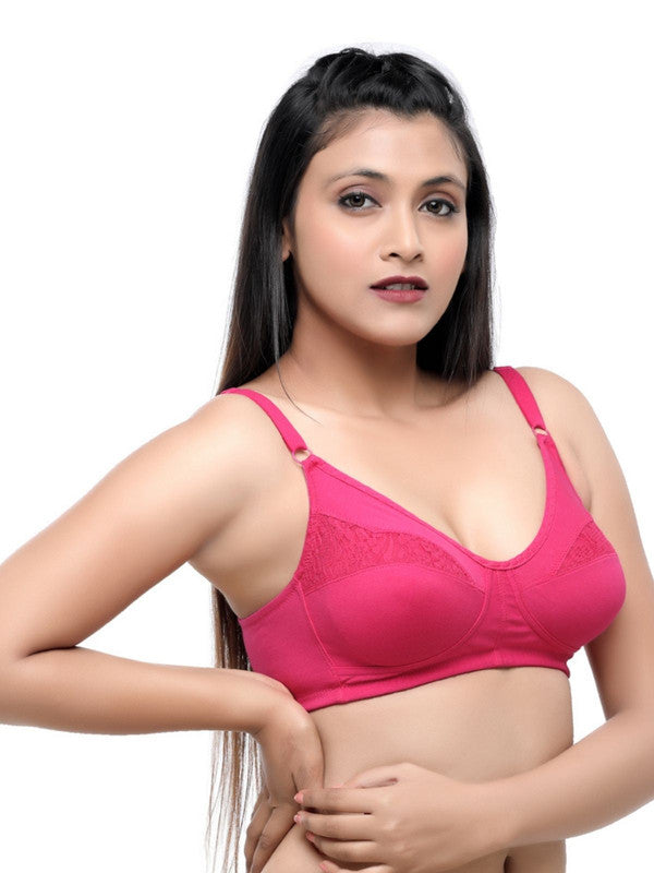 Lovable Pink Rose Non Padded Non Wired Full Coverage Bra ADL-THE 1_Pink Rose