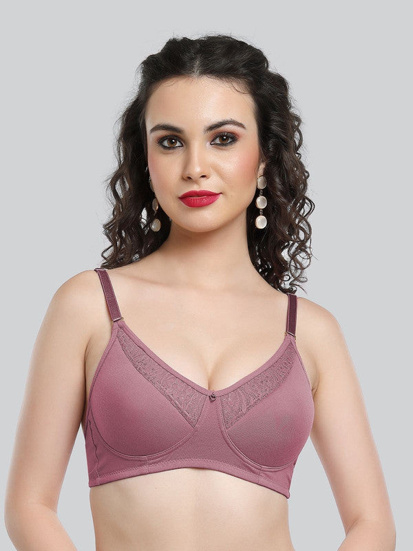 Lovable Antic-Rose Padded Non Wired Full Coverage Bra LE-225-Antic-Rose-Lovable India