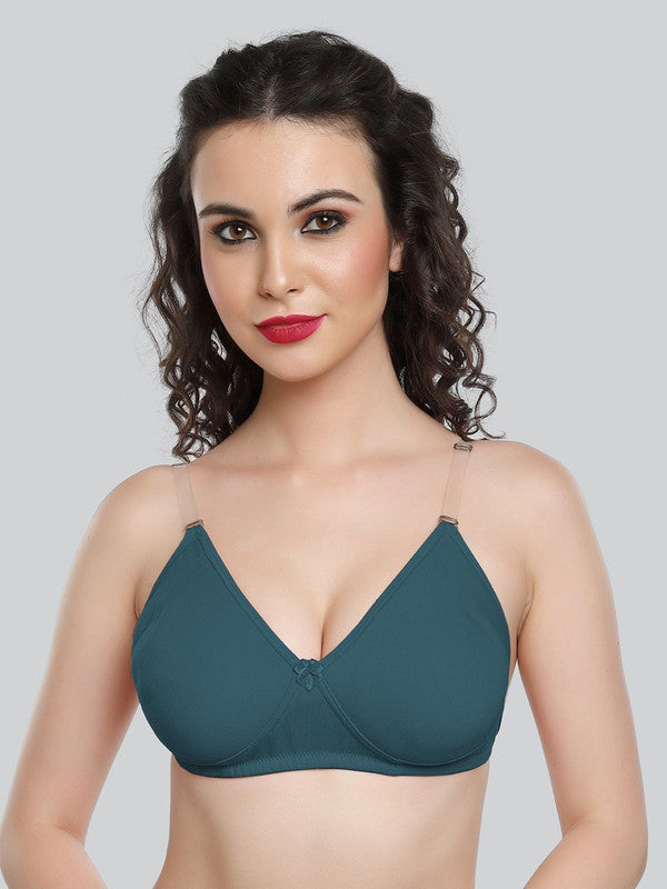 Lovable Electric-Blue Non Padded Non Wired Full Coverage Bra LE-230-Electric-Blue