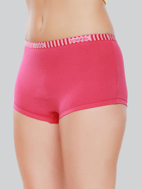 Women Assorted Solid Boy Shorts Panty - (Pack of 2)  LEP-2021-ASSORTED