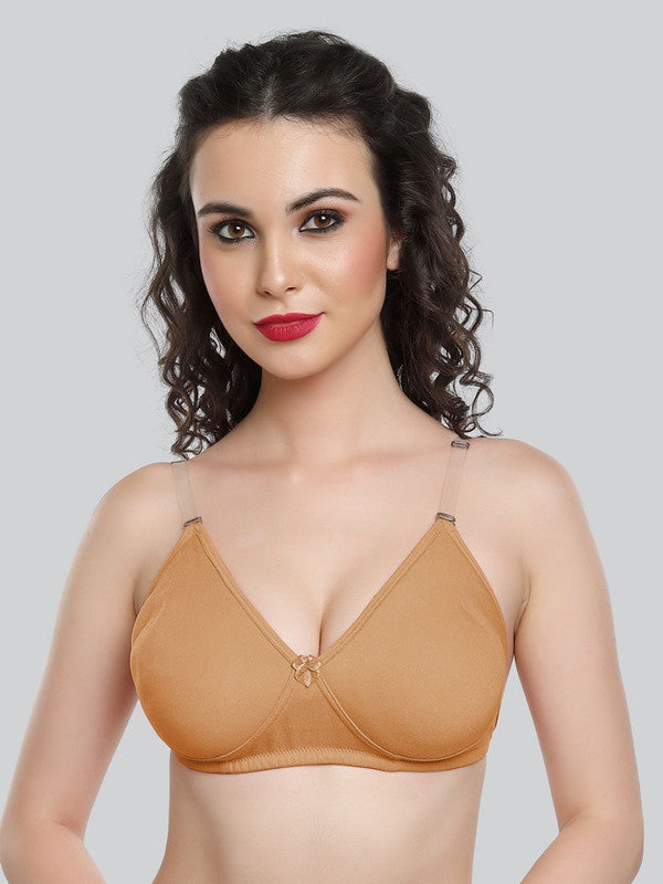 Lovable Skin Non Padded Non Wired Full Coverage Bra LE-230-Skin