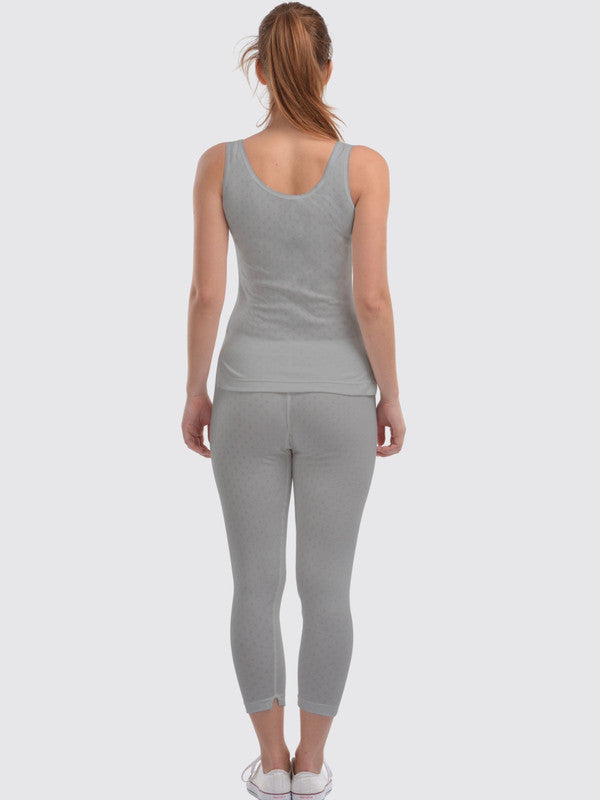 Women Hither grey Solid Thermal-Lower L/LOWER_Grey