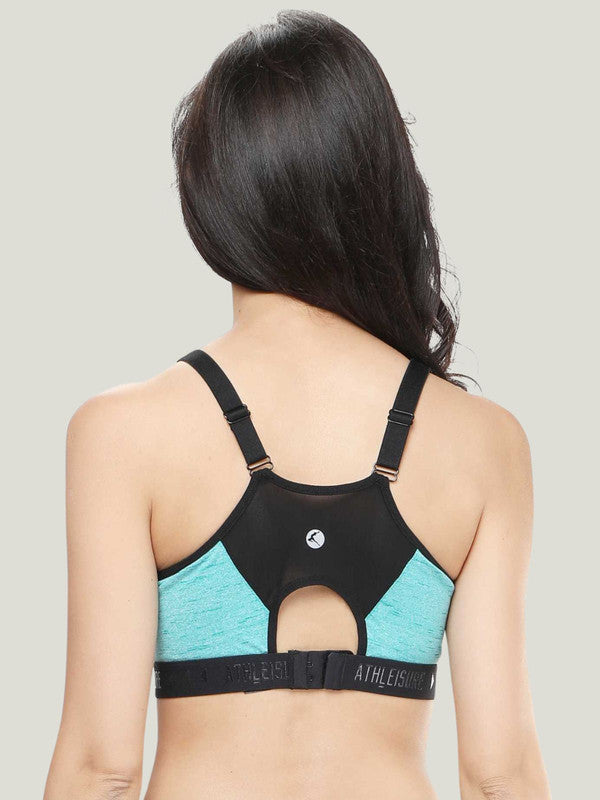 Lovable Green Padded Non Wired Full Coverage Bra - ADVAITA SPORTS BRA-SLM-GN