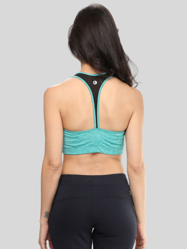 Lovable Mint Solid Padded Non Wired Full Coverage Bra - MANTRA SPORTS BRA_DS-MT