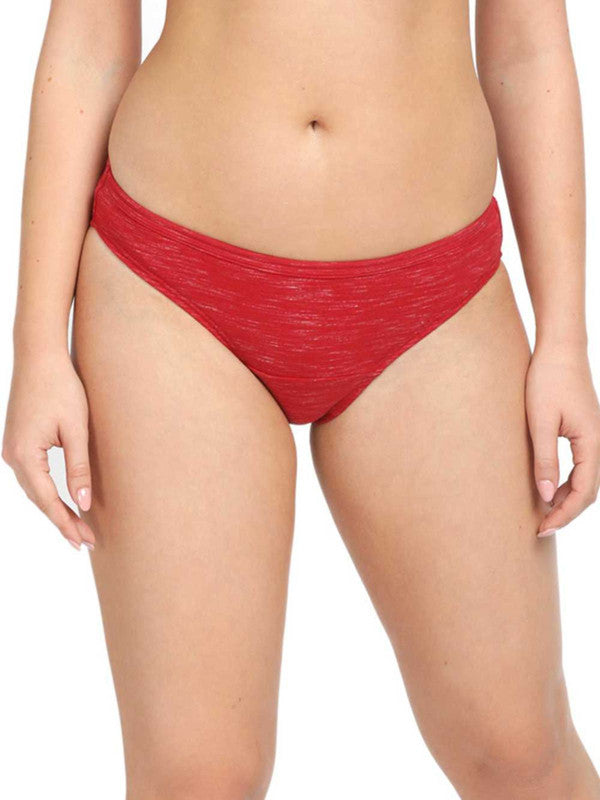 Women Red Solid Bikini Panty PREMIUM PANTIES_BRICK-RED