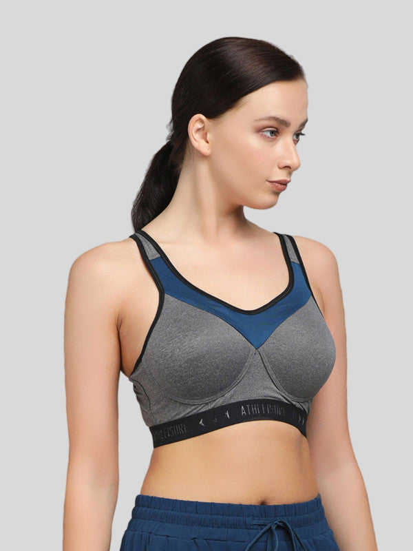 Lovable Light Grey Non Padded Non Wired Full Coverage Bra - ADVAITA TECH-LG