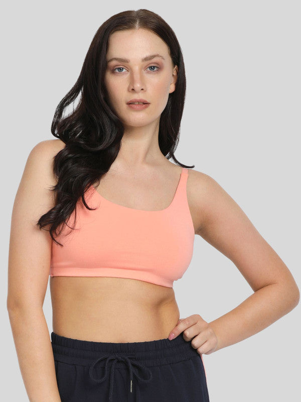 Lovable Light Pink Non Padded Non Wired Full Coverage Cami Bra - VITALITY CAMI-Light Pink