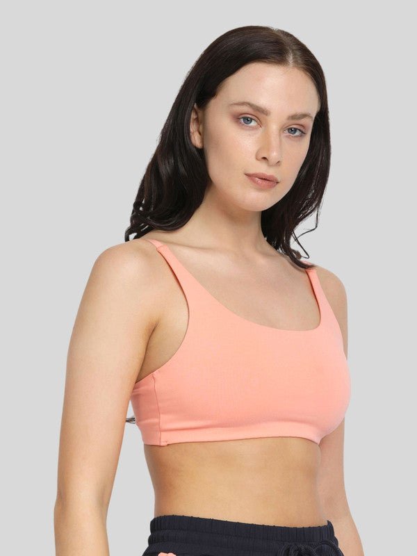 Lovable Light Pink Non Padded Non Wired Full Coverage Cami Bra - VITALITY CAMI-Light Pink