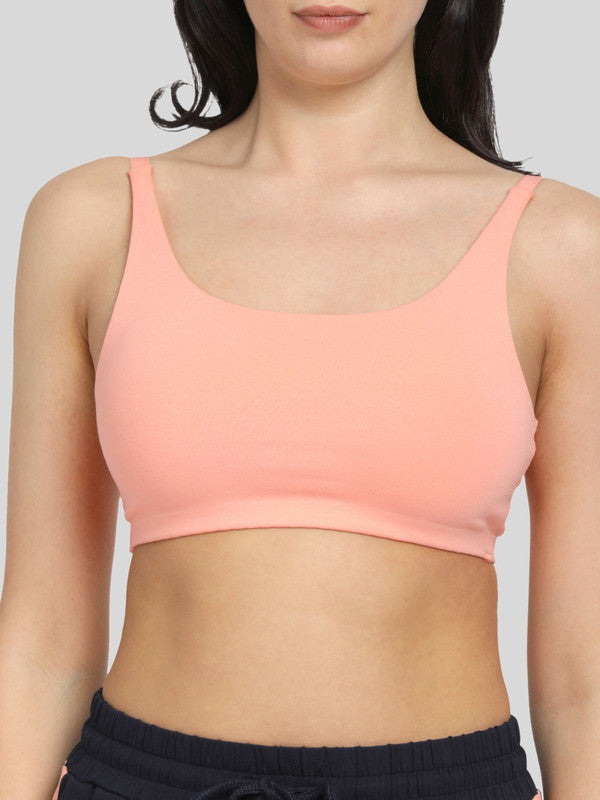Lovable Light Pink Non Padded Non Wired Full Coverage Cami Bra - VITALITY CAMI-Light Pink