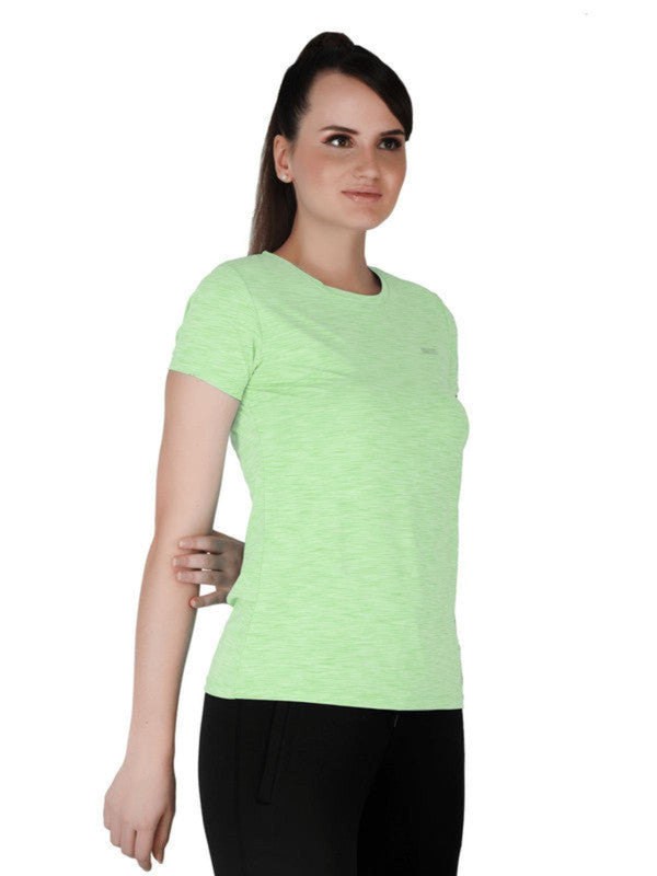 Women Forest Green Solid Tops & T-Shirts-4W-CRUISER TEE_4W-FG